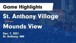 St. Anthony Village  vs Mounds View  Game Highlights - Dec. 7, 2021
