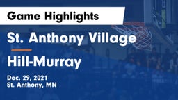 St. Anthony Village  vs Hill-Murray  Game Highlights - Dec. 29, 2021