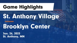 St. Anthony Village  vs Brooklyn Center Game Highlights - Jan. 26, 2023