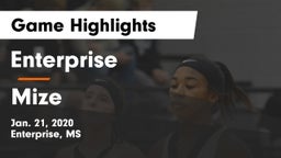 Enterprise  vs Mize  Game Highlights - Jan. 21, 2020