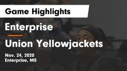 Enterprise  vs Union Yellowjackets Game Highlights - Nov. 24, 2020