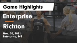 Enterprise  vs Richton  Game Highlights - Nov. 30, 2021