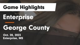 Enterprise  vs George County  Game Highlights - Oct. 28, 2023