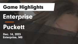 Enterprise  vs Puckett  Game Highlights - Dec. 14, 2023