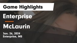 Enterprise  vs McLaurin  Game Highlights - Jan. 26, 2024