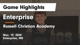 Enterprise  vs Russell Christian Academy  Game Highlights - Nov. 19, 2020