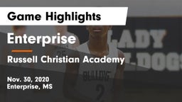 Enterprise  vs Russell Christian Academy  Game Highlights - Nov. 30, 2020