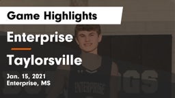 Enterprise  vs Taylorsville  Game Highlights - Jan. 15, 2021