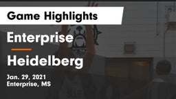 Enterprise  vs Heidelberg  Game Highlights - Jan. 29, 2021