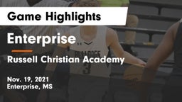 Enterprise  vs Russell Christian Academy  Game Highlights - Nov. 19, 2021