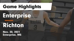 Enterprise  vs Richton  Game Highlights - Nov. 30, 2021