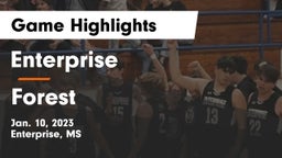 Enterprise  vs Forest Game Highlights - Jan. 10, 2023