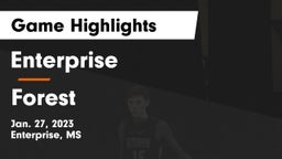 Enterprise  vs Forest Game Highlights - Jan. 27, 2023