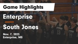 Enterprise  vs South Jones  Game Highlights - Nov. 7, 2023