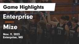 Enterprise  vs Mize  Game Highlights - Nov. 9, 2023