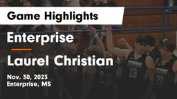 Enterprise  vs Laurel Christian  Game Highlights - Nov. 30, 2023