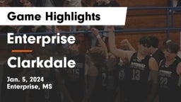Enterprise  vs Clarkdale Game Highlights - Jan. 5, 2024