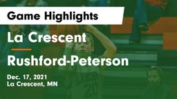 La Crescent  vs Rushford-Peterson  Game Highlights - Dec. 17, 2021