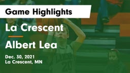 La Crescent  vs Albert Lea  Game Highlights - Dec. 30, 2021