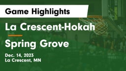 La Crescent-Hokah  vs Spring Grove  Game Highlights - Dec. 14, 2023