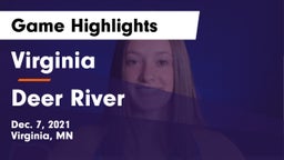 Virginia  vs Deer River  Game Highlights - Dec. 7, 2021
