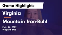 Virginia  vs Mountain Iron-Buhl  Game Highlights - Feb. 14, 2022