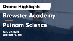 Brewster Academy  vs Putnam Science Game Highlights - Jan. 28, 2023