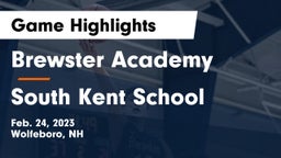 Brewster Academy  vs South Kent School Game Highlights - Feb. 24, 2023