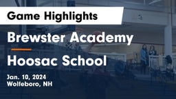 Brewster Academy  vs Hoosac School Game Highlights - Jan. 10, 2024