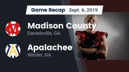 Recap: Madison County  vs. Apalachee  2019