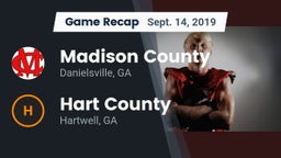 Recap: Madison County  vs. Hart County  2019