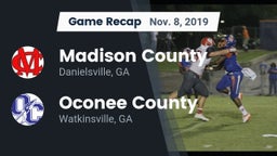 Recap: Madison County  vs. Oconee County  2019