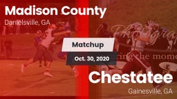 Matchup: Madison County High vs. Chestatee  2020