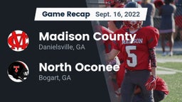 Recap: Madison County  vs. North Oconee  2022