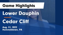 Lower Dauphin  vs Cedar Cliff  Game Highlights - Aug. 31, 2022