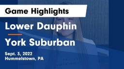 Lower Dauphin  vs York Suburban  Game Highlights - Sept. 3, 2022