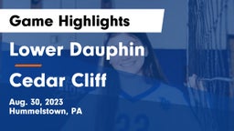 Lower Dauphin  vs Cedar Cliff  Game Highlights - Aug. 30, 2023