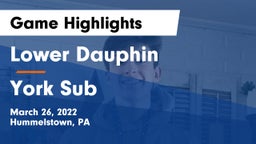 Lower Dauphin  vs York Sub Game Highlights - March 26, 2022