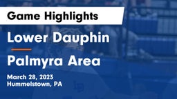 Lower Dauphin  vs Palmyra Area  Game Highlights - March 28, 2023