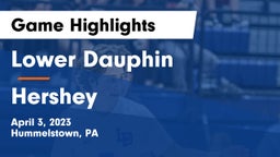 Lower Dauphin  vs Hershey  Game Highlights - April 3, 2023