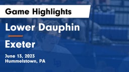 Lower Dauphin  vs Exeter Game Highlights - June 13, 2023