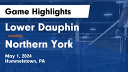 Lower Dauphin  vs Northern York  Game Highlights - May 1, 2024