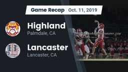 Recap: Highland  vs. Lancaster  2019