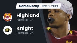 Recap: Highland  vs. Knight  2019
