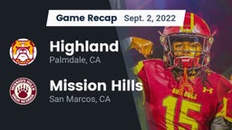 Recap: Highland  vs. Mission Hills  2022