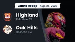 Recap: Highland  vs. Oak Hills  2023