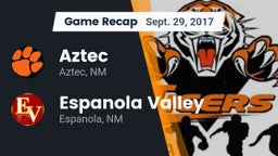 Recap: Aztec  vs. Espanola Valley  2017