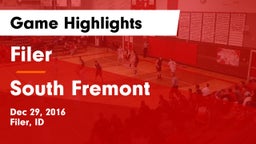 Filer  vs South Fremont  Game Highlights - Dec 29, 2016