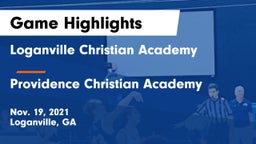 Loganville Christian Academy  vs Providence Christian Academy  Game Highlights - Nov. 19, 2021