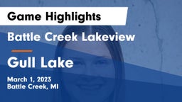 Battle Creek Lakeview  vs Gull Lake  Game Highlights - March 1, 2023